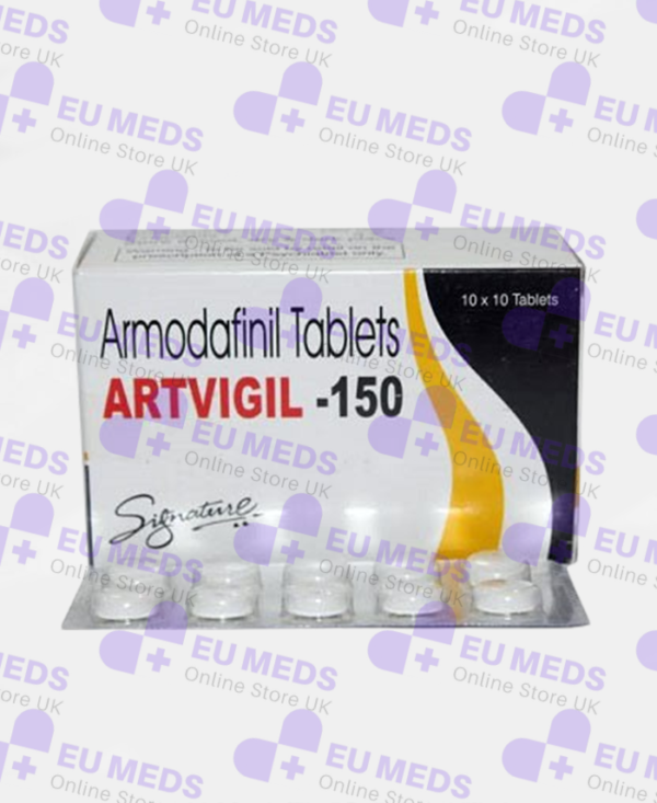 Armodafinil Nuvigil 150mg tablets for improving wakefulness and treating excessive sleepiness