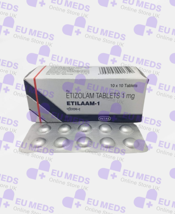 Etizolam 1mg, effective medicne to treat neurosis.