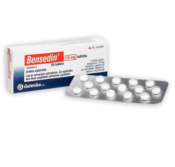 Bensedin 10mg (diazepam) is used to treat anxiety, muscle weakness, epilepsy, manage alcohol withdrawal, and as a sedative before procedures. It works by relaxing the brain and nervous system to relieve symptoms