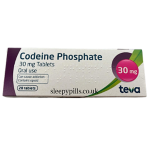 Codeine Phosphate 30mg Tablets, Get fast delivery across UK.