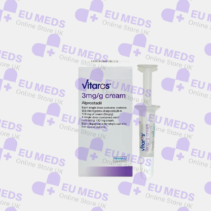 Vitaros Cream (Alprostadil) 3mg/g, ED treatment.